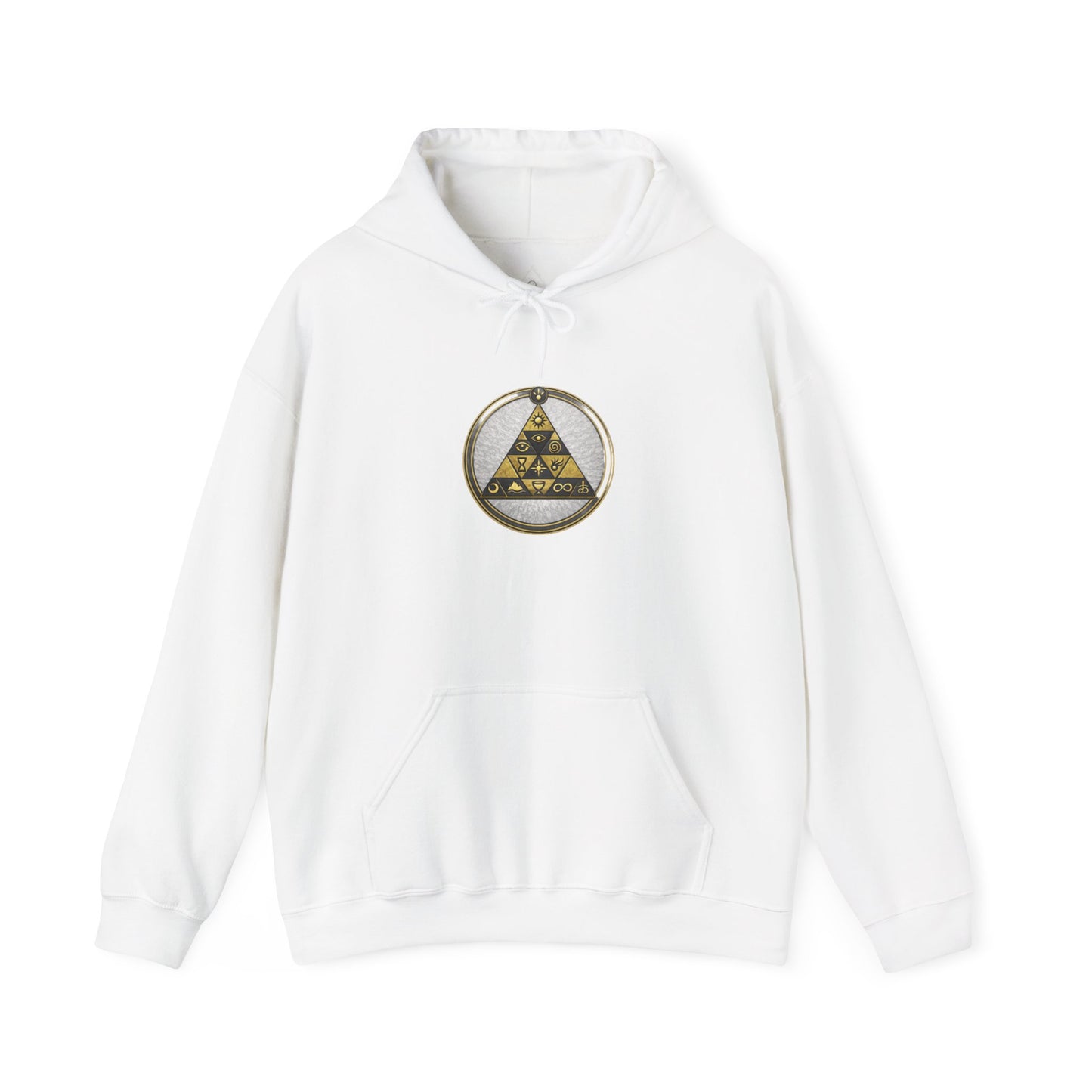 Golden Symbolic Triad Hoodie