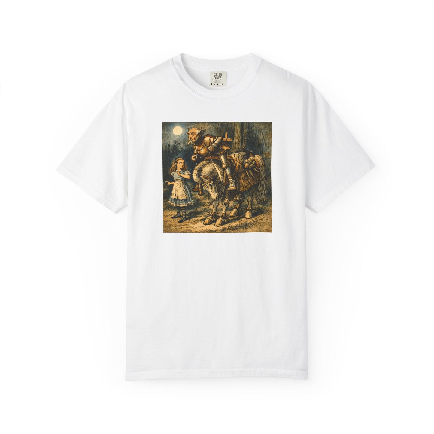 Vintage Fairy Tale Alice T-Shirt — Moonlit Children Art Print