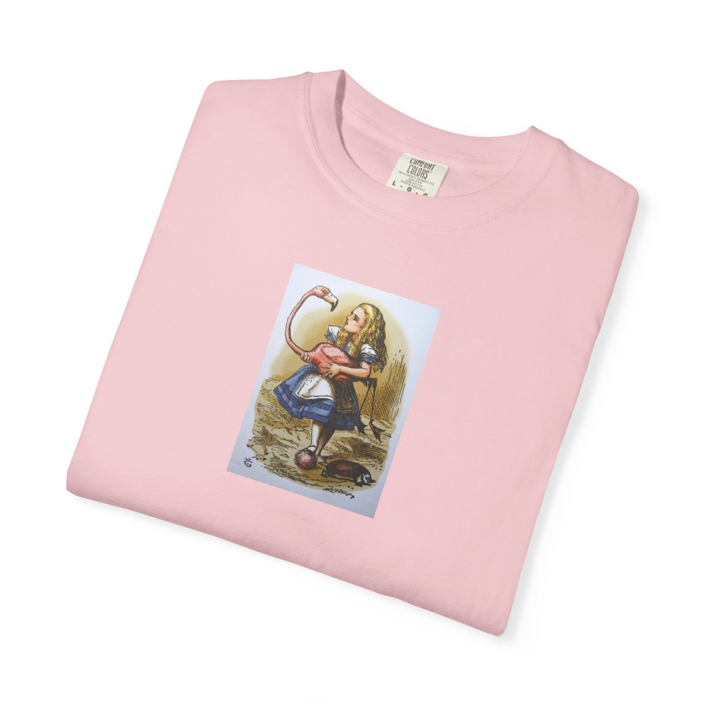 Alice Wonderland Illustration T-Shirt — Vintage Storybook Graphic Tee