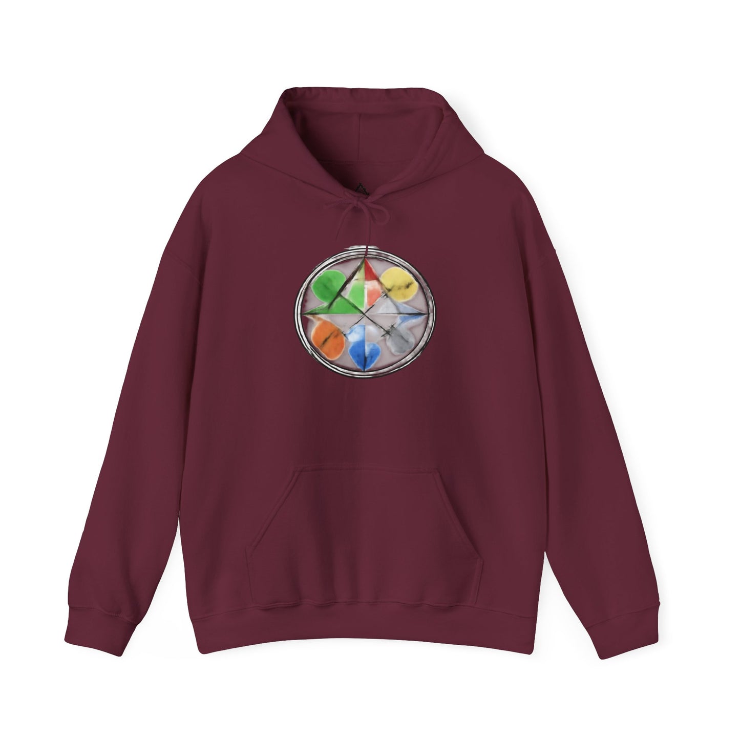 Elements Unisex Hoodie – Minimal Geometric Symbol