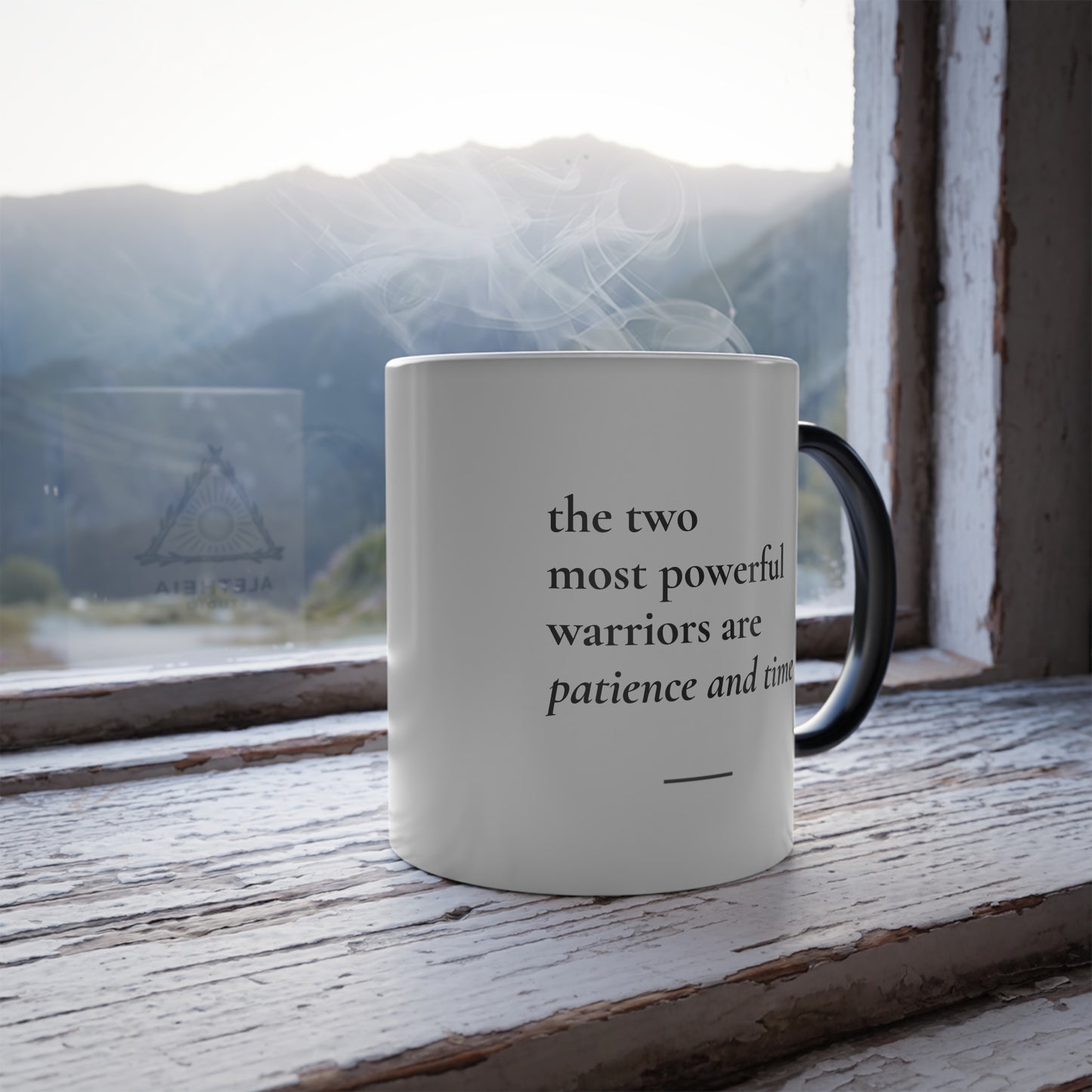 Patience & Time — Heat Reveal Mug | Tolstoy