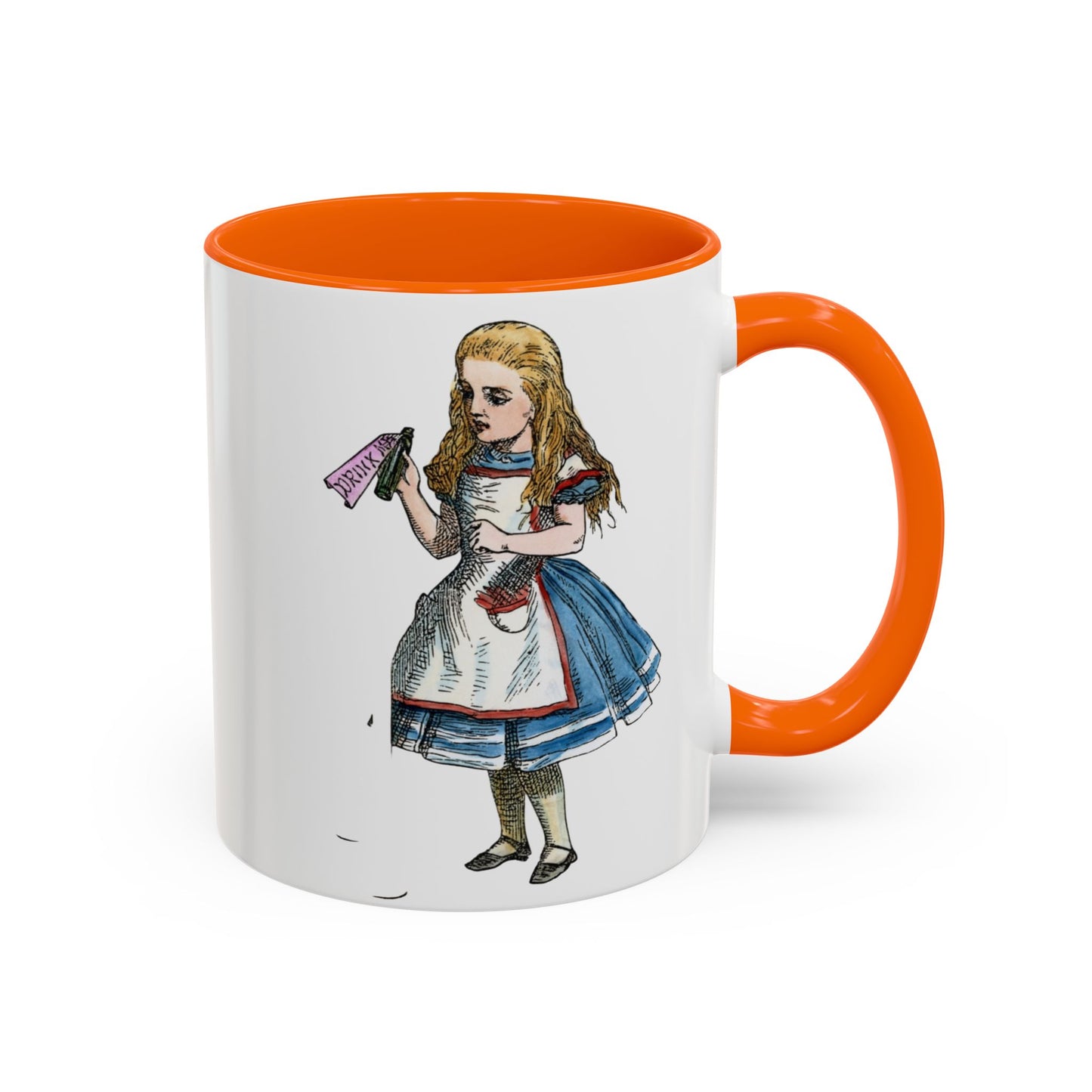 Alice in Wonderland Accent Coffee Mug – Vintage Alice Illustration (11/15 oz)