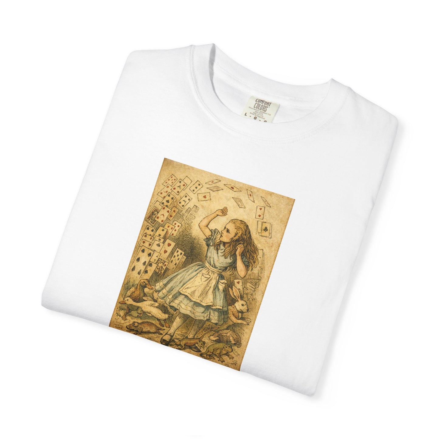 Alice in Wonderland Vintage Illustration T-Shirt