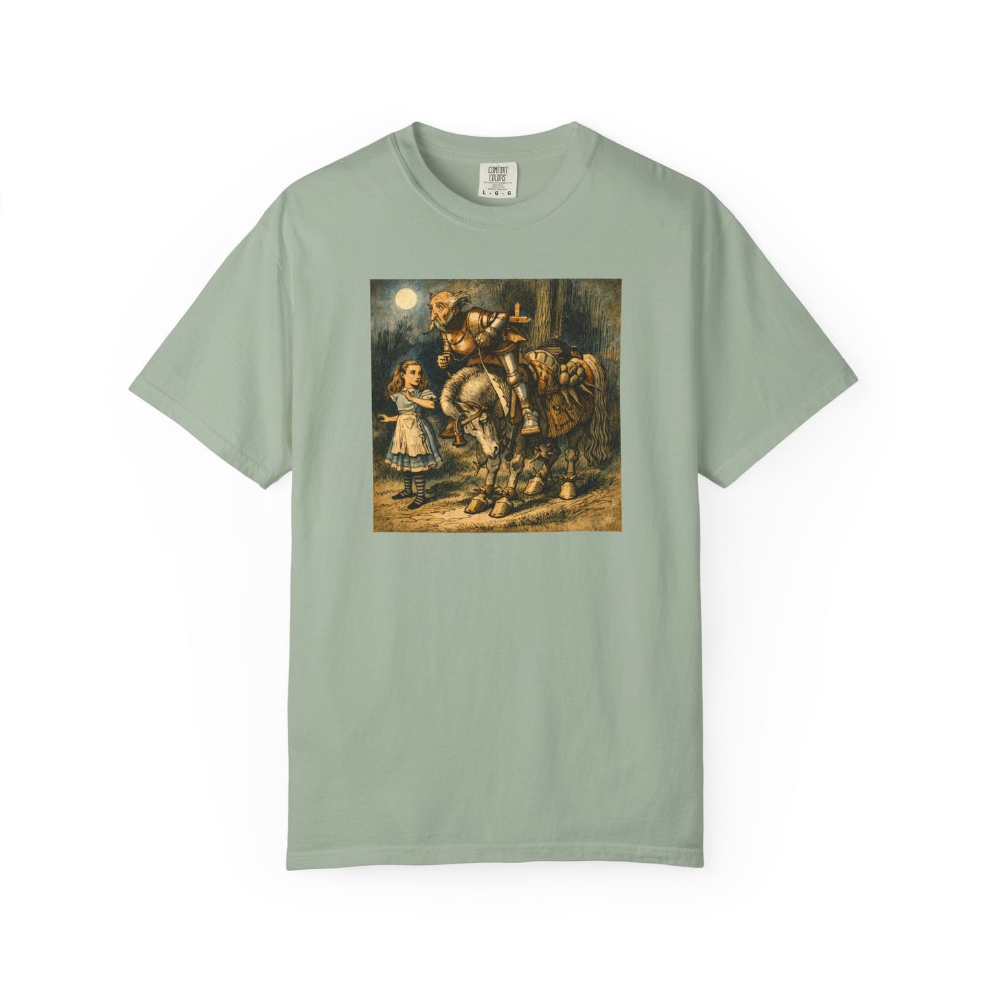 Vintage Fairy Tale Alice T-Shirt — Moonlit Children Art Print