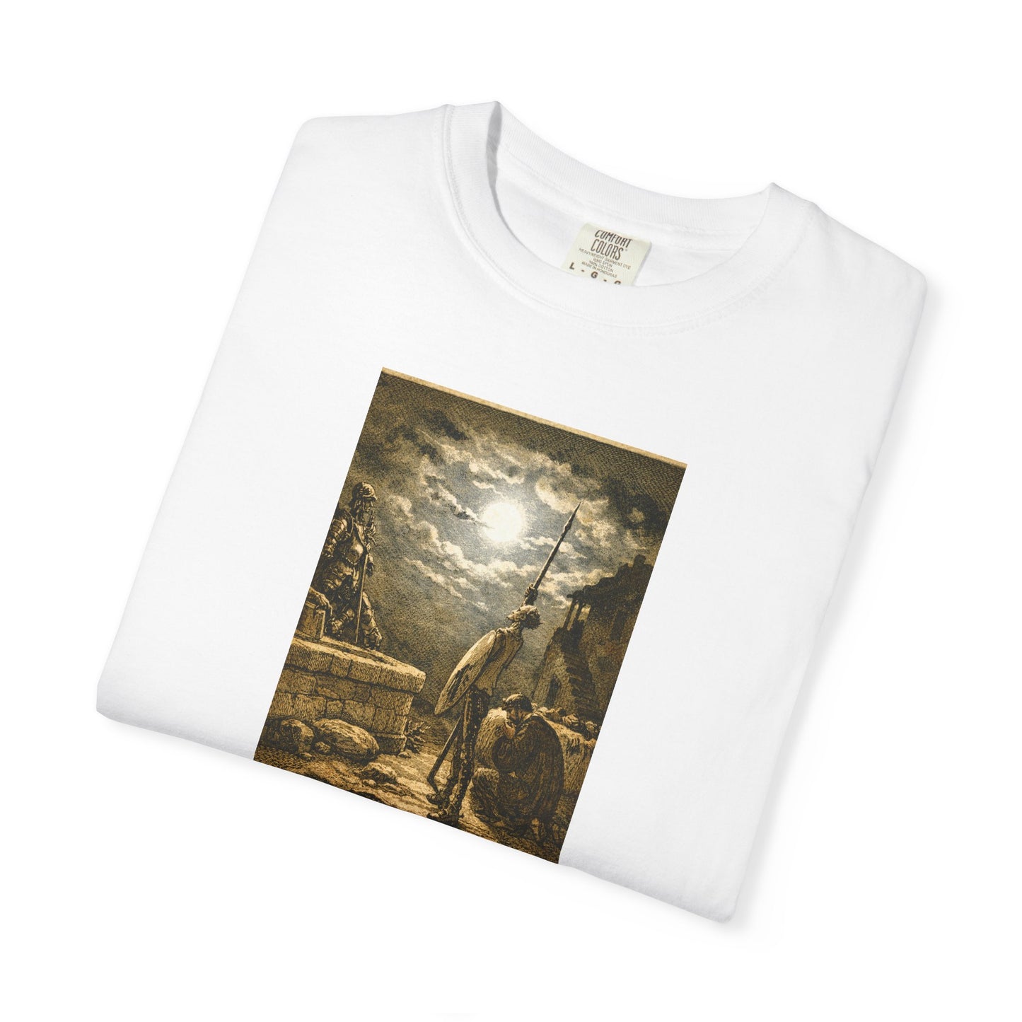 Don Quixote De La Mancha T-Shirt — Minimal Text