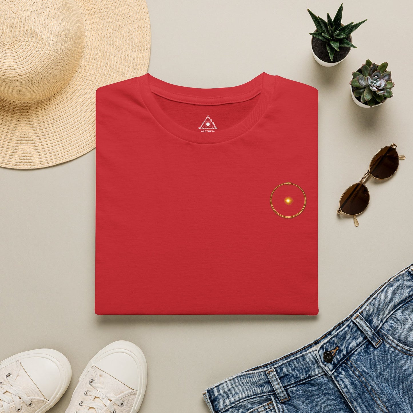 The Golden Serpent of Renewal T-Shirt