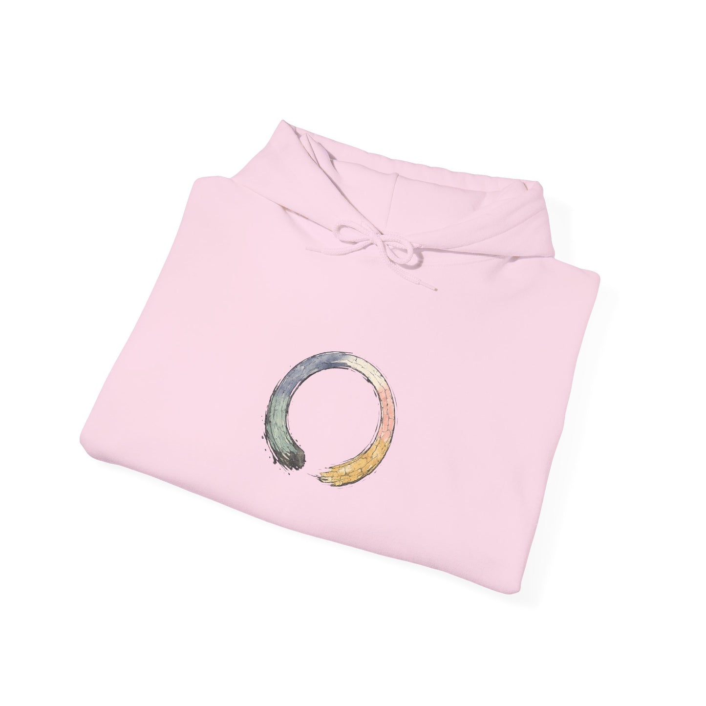 Enso Circle Unisex Hoodie – Minimal Zen Logo Pullover