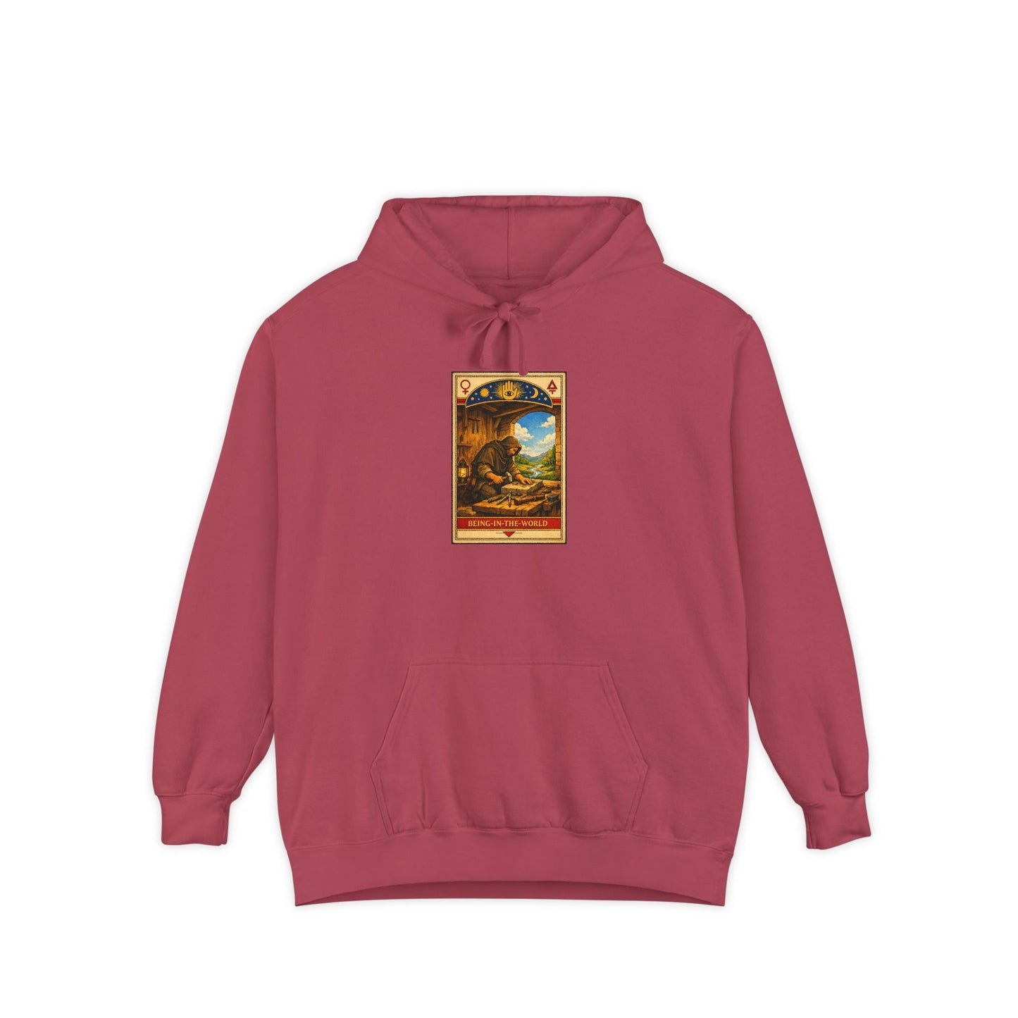 Being In The World Graphic Hoodie – Unisex Heavyweight