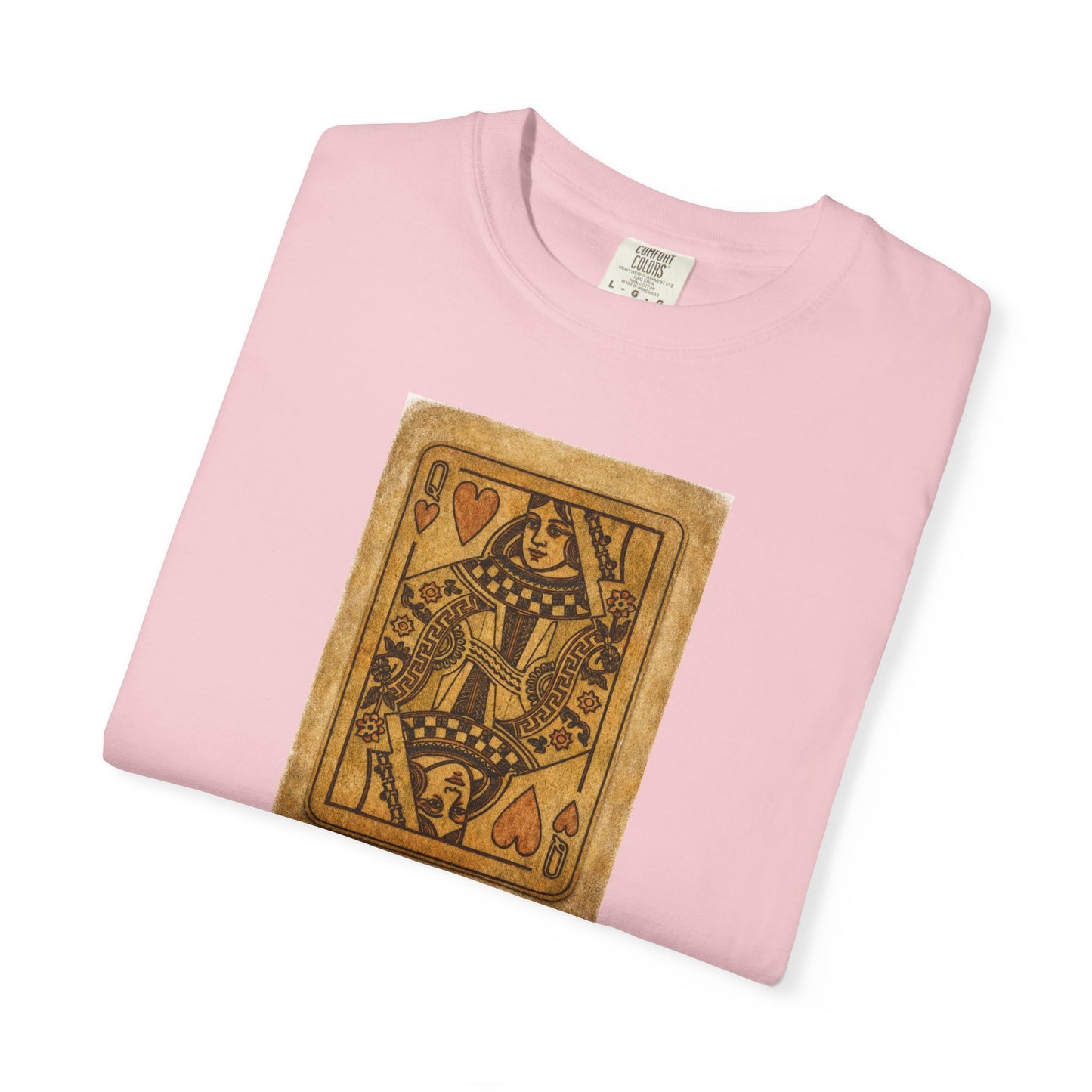 Vintage Queen of Hearts Playing Card T-Shirt