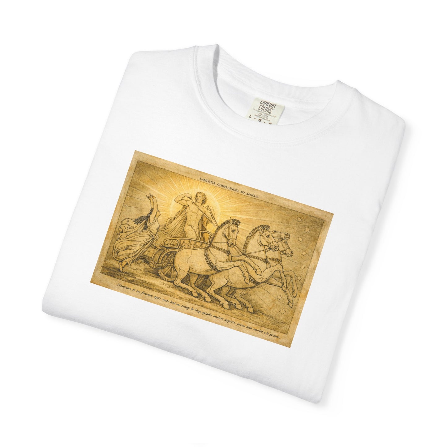 Lampetia Complaining to Apollo — Vintage Solar Chariot T-Shirt