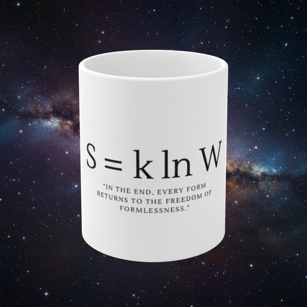 S = k ln W entropy equation Mug | Thermodynamics physics coffee cup