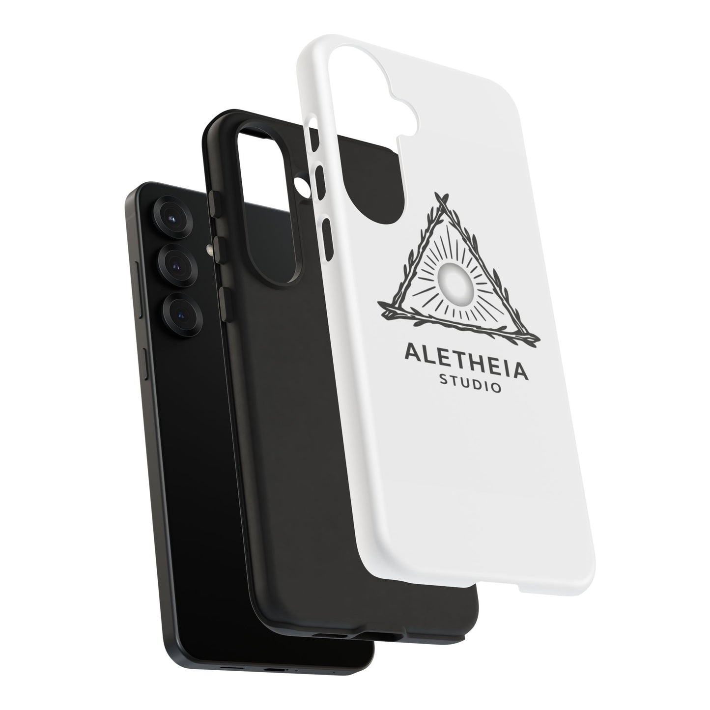 Aletheia Studio Sun Triangle Phone Case — Protective Tough Phone Case with Minimalist Logo