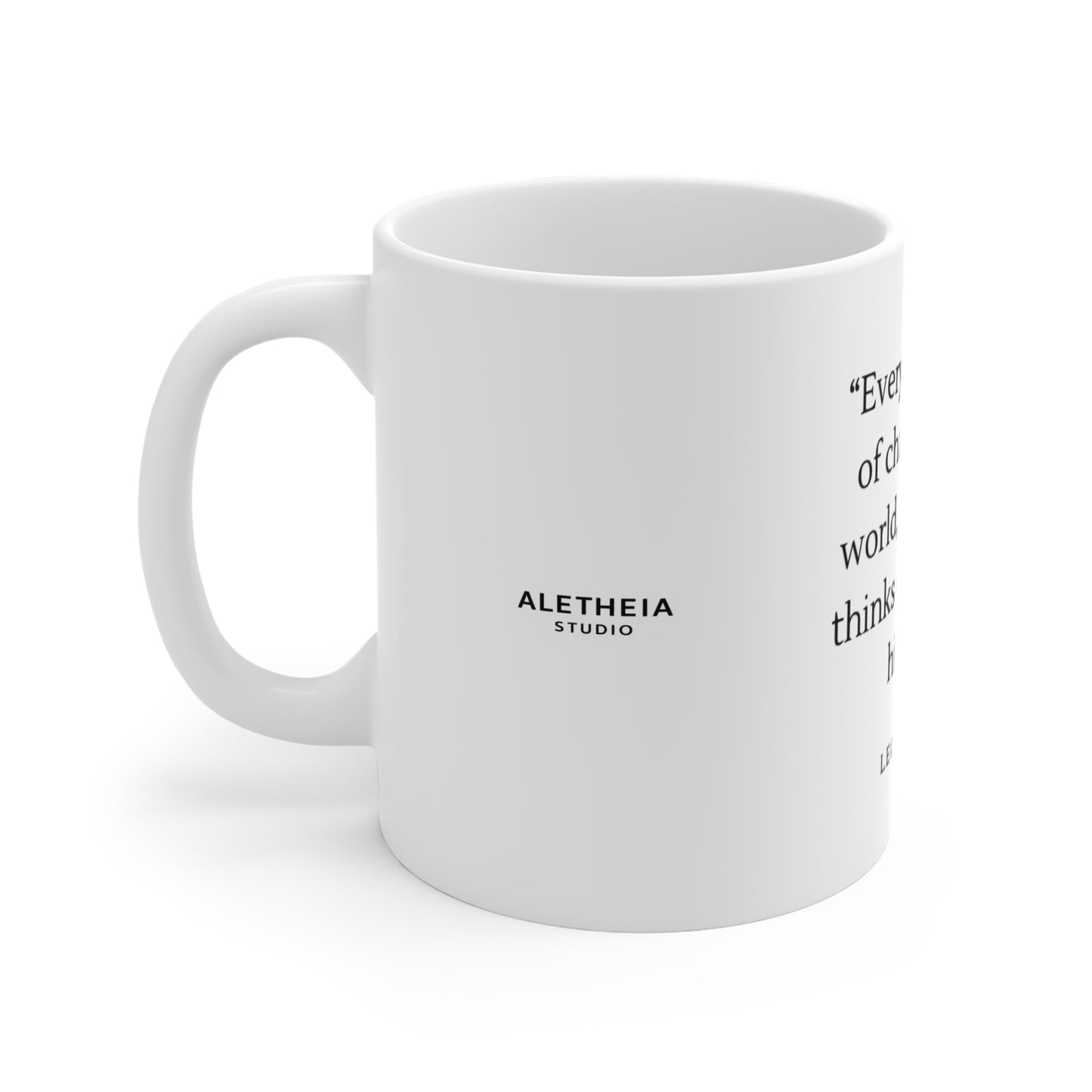 Leo Tolstoy Quote Mug | Inspirational Literary Coffee Mug