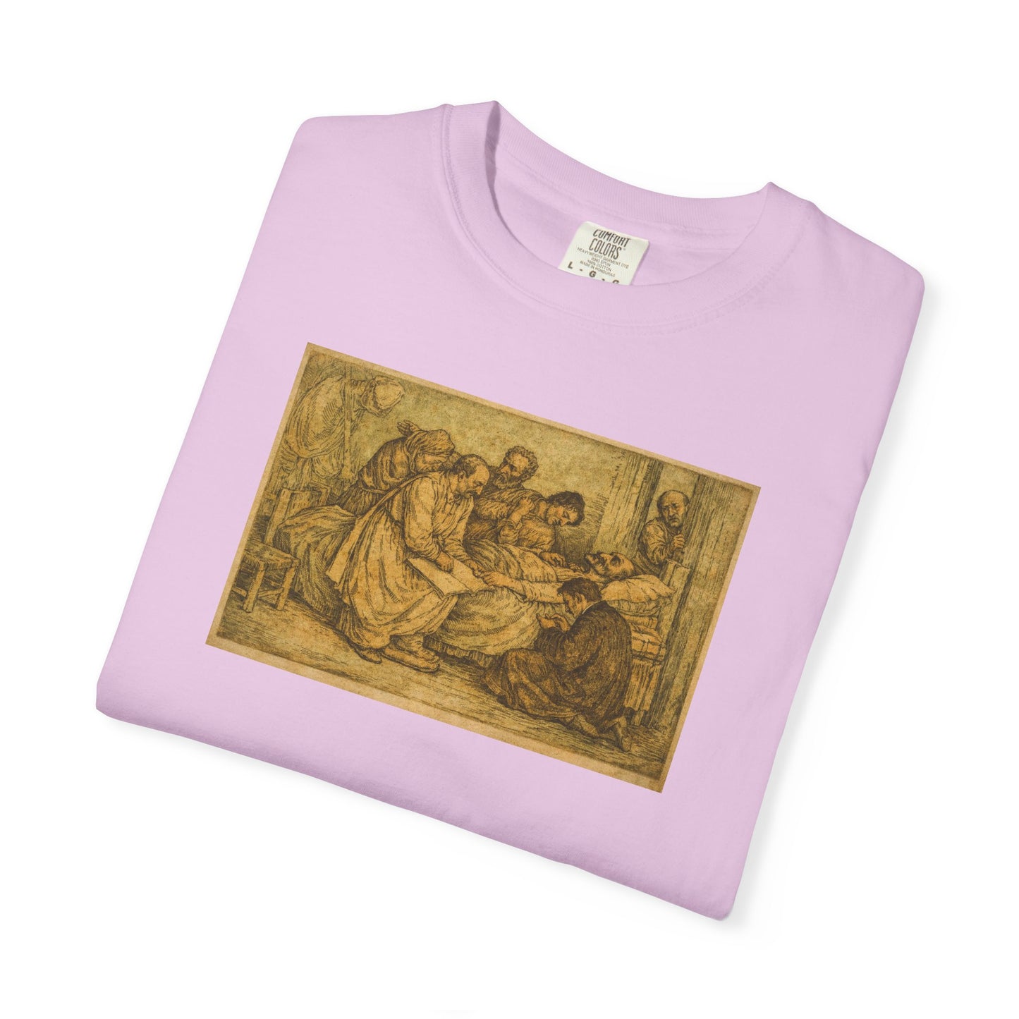 The Death of Don Quixote T-Shirt — Vintage Illustration