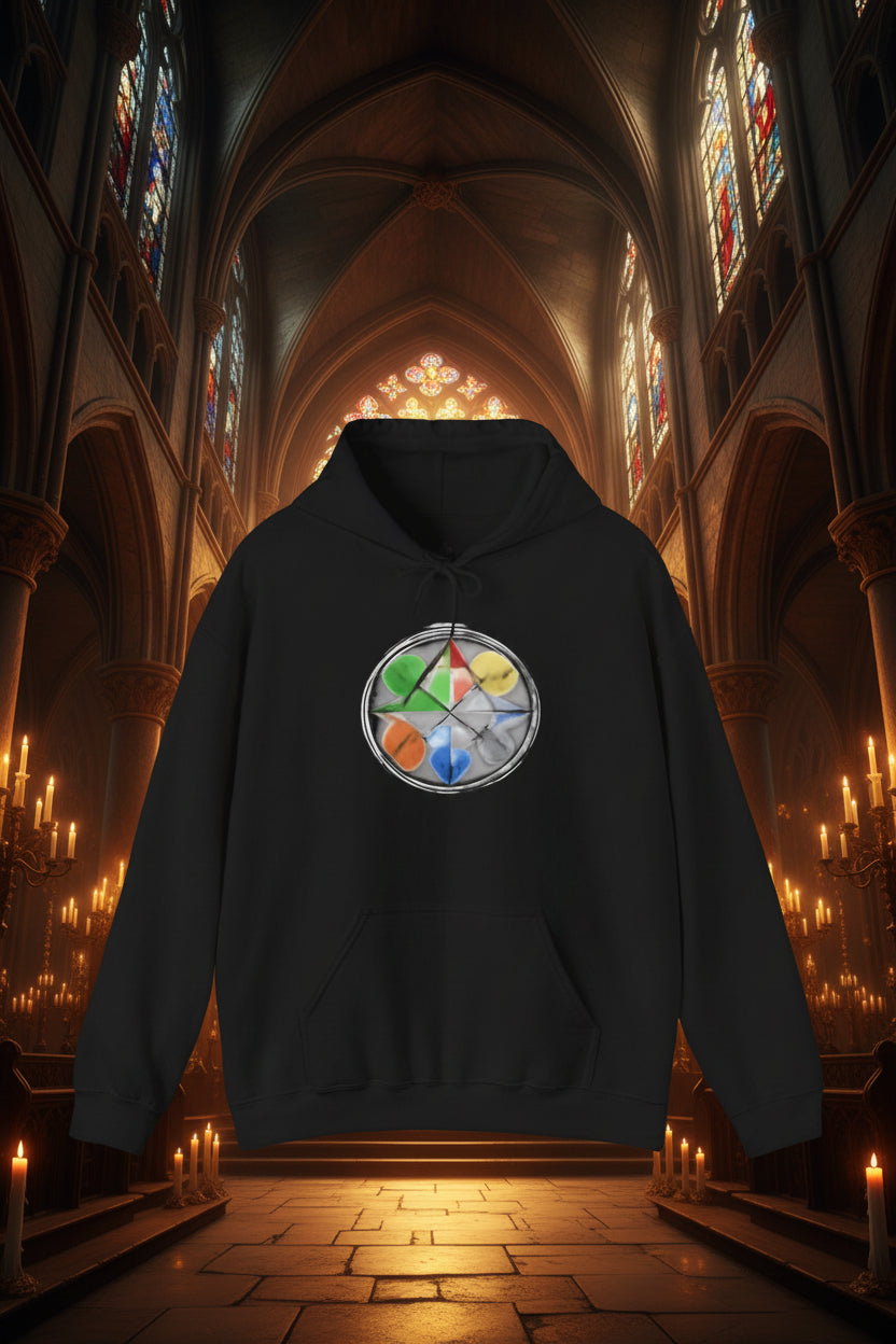 Elements Unisex Hoodie – Minimal Geometric Symbol