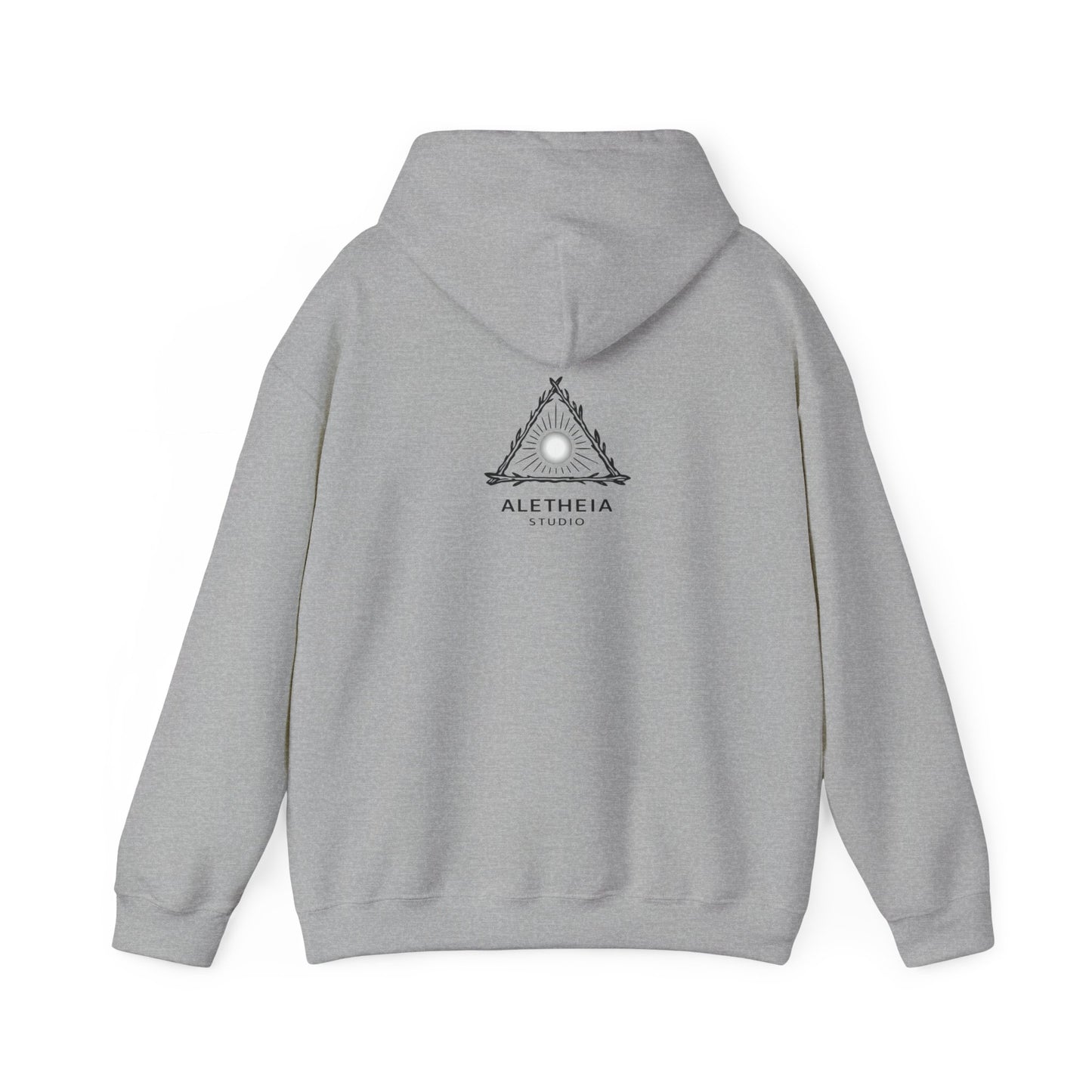Enso Circle Unisex Hoodie – Minimal Zen Logo Pullover