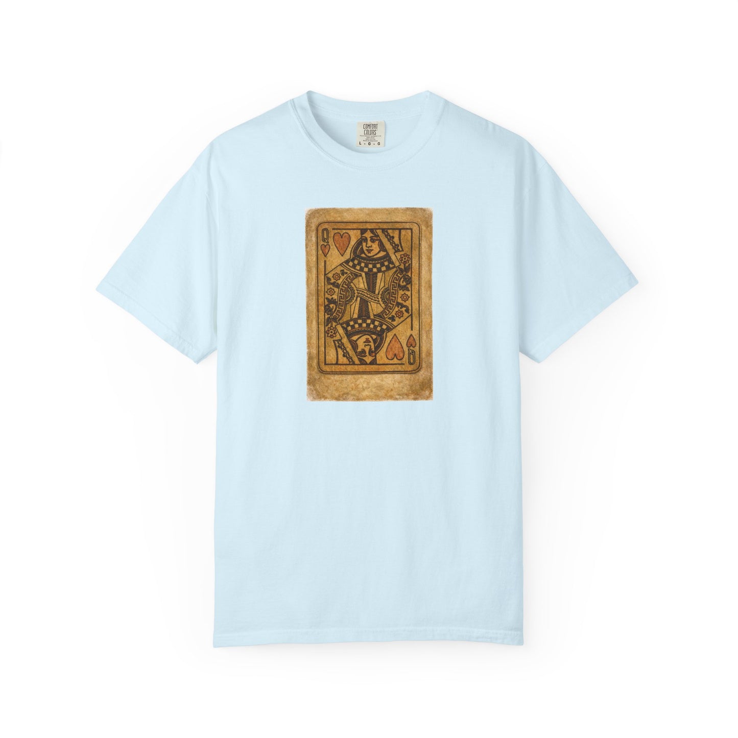 Vintage Queen of Hearts Playing Card T-Shirt