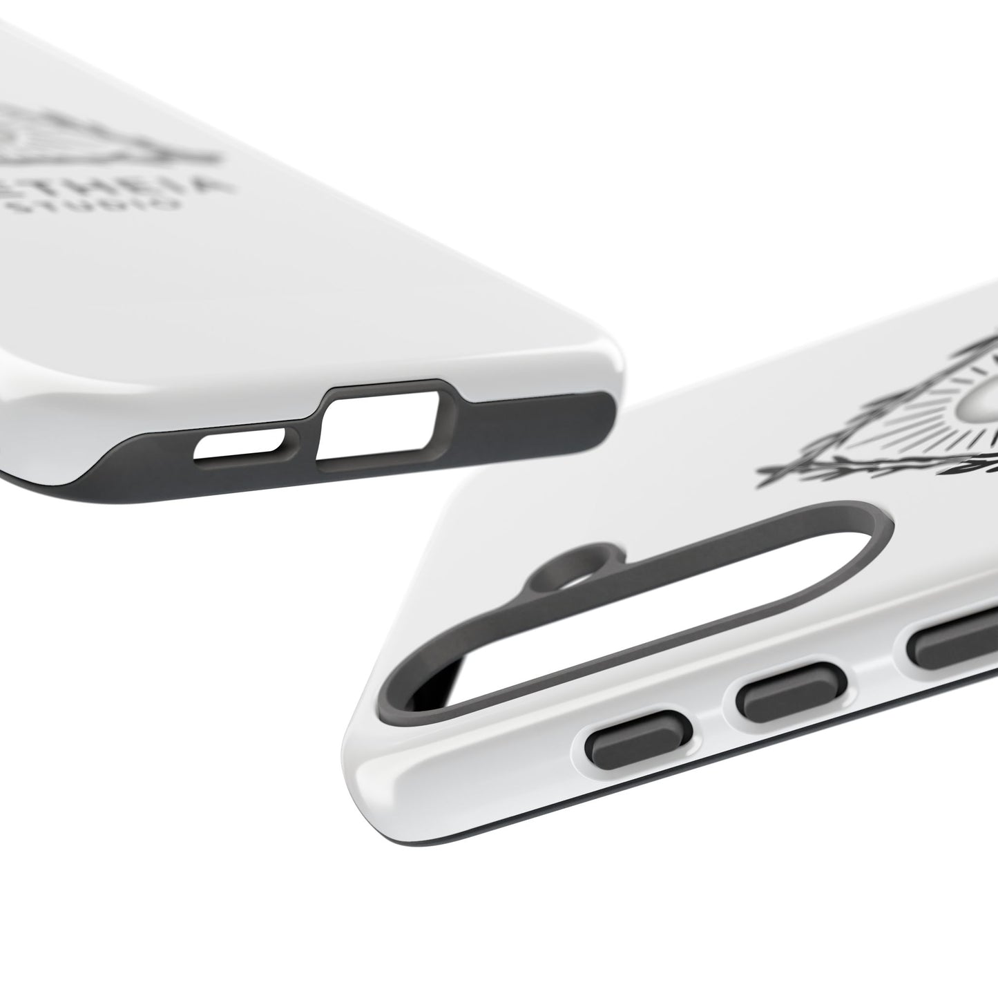 Aletheia Studio Sun Triangle Phone Case — Protective Tough Phone Case with Minimalist Logo