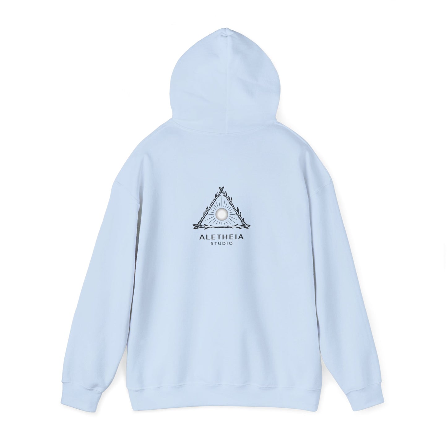Enso Circle Unisex Hoodie – Minimal Zen Logo Pullover