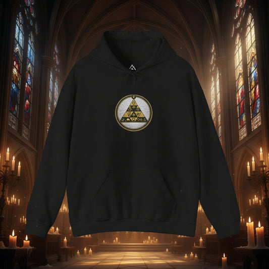 Golden Symbolic Triad Hoodie