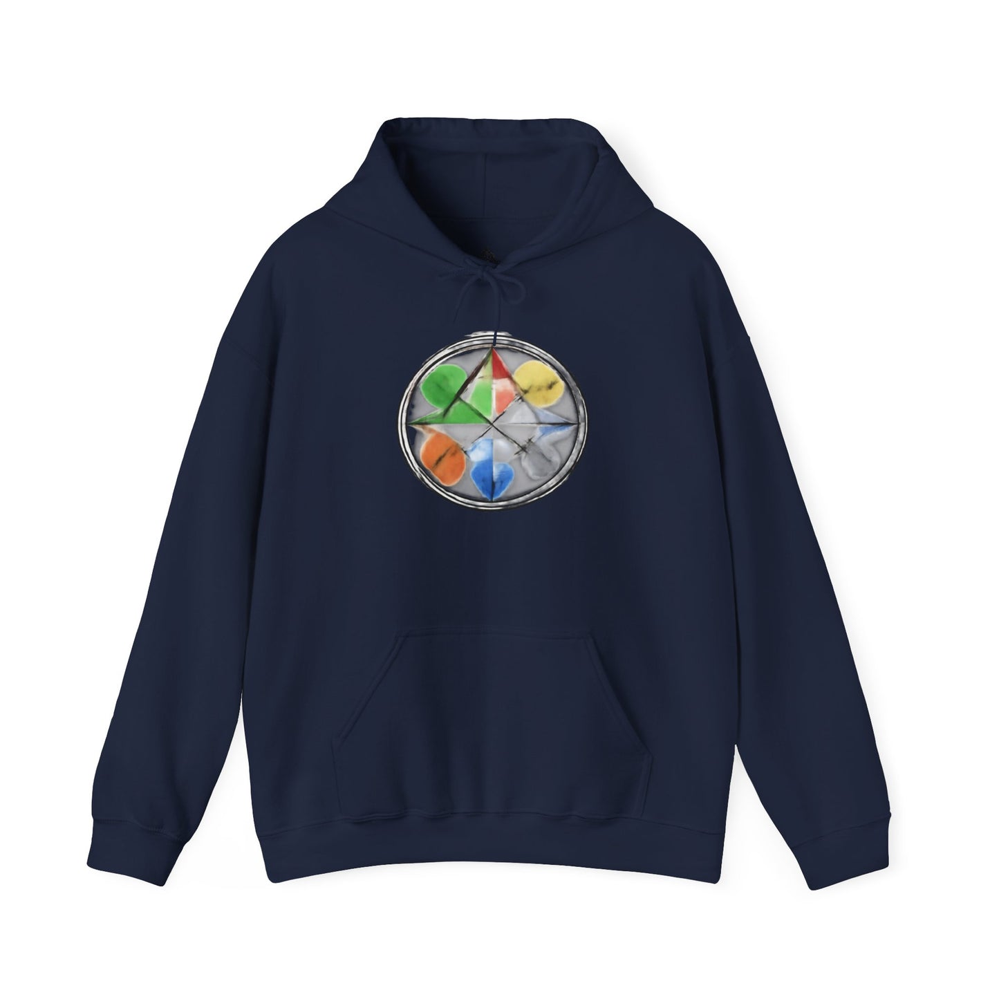 Elements Unisex Hoodie – Minimal Geometric Symbol