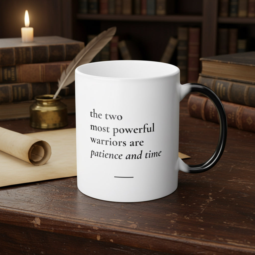 Patience & Time — Heat Reveal Mug | Tolstoy