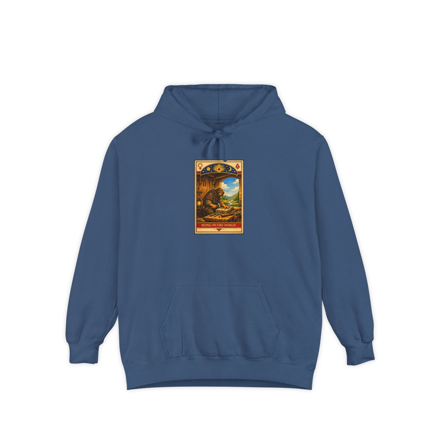 Being In The World Graphic Hoodie – Unisex Heavyweight