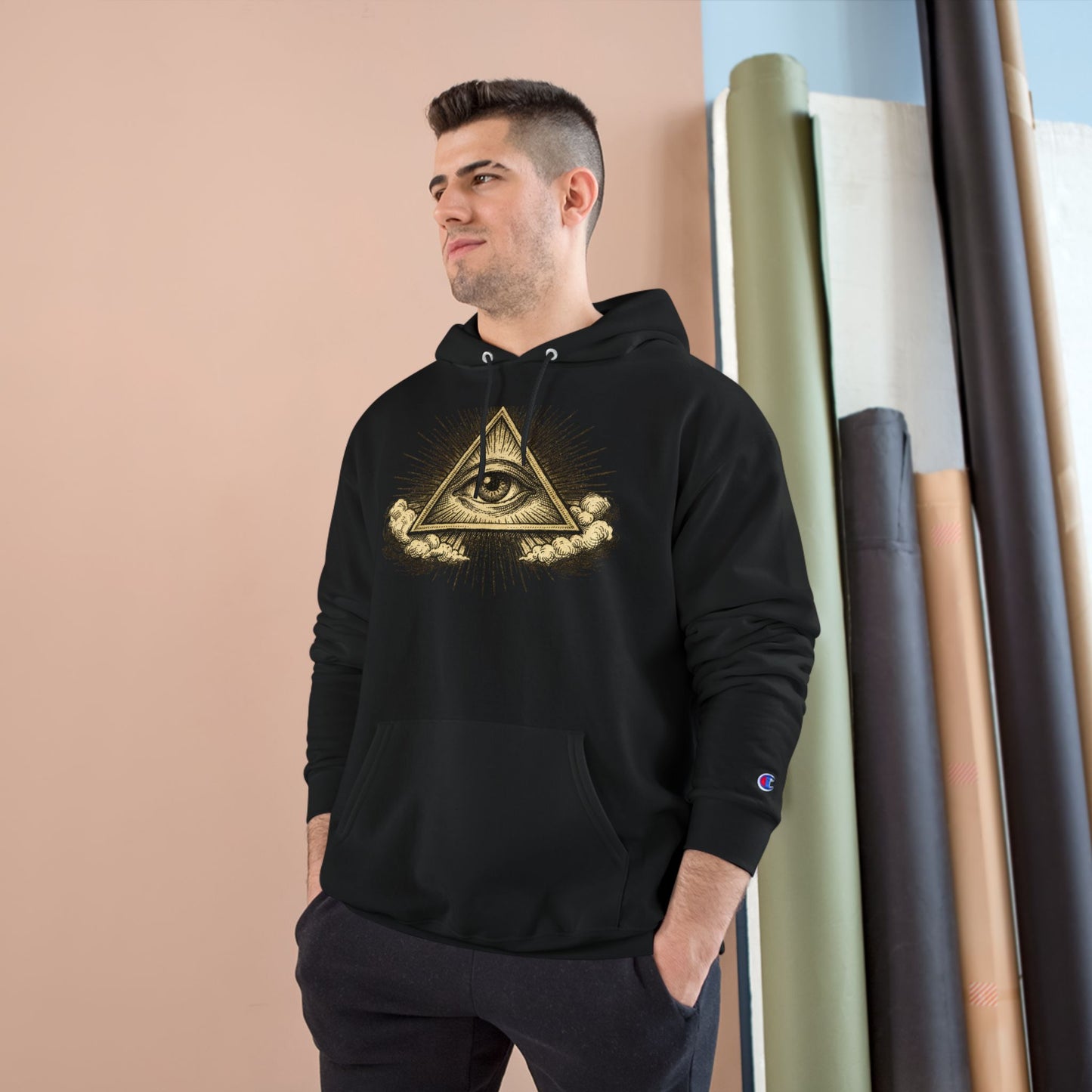 All-Seeing Eye Hoodie - Eye of Providence Pyramid Graphic Pullover