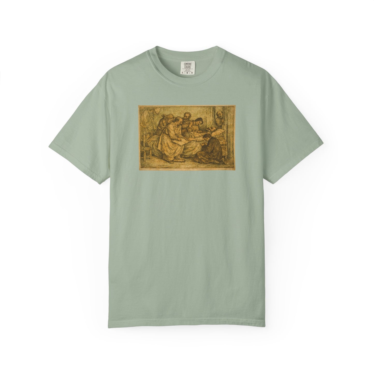 The Death of Don Quixote T-Shirt — Vintage Illustration