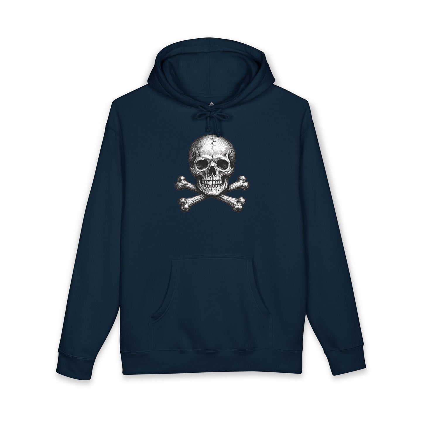 Momento Mori Hoodie — Vintage Skull Graphic Hooded Sweatshirt