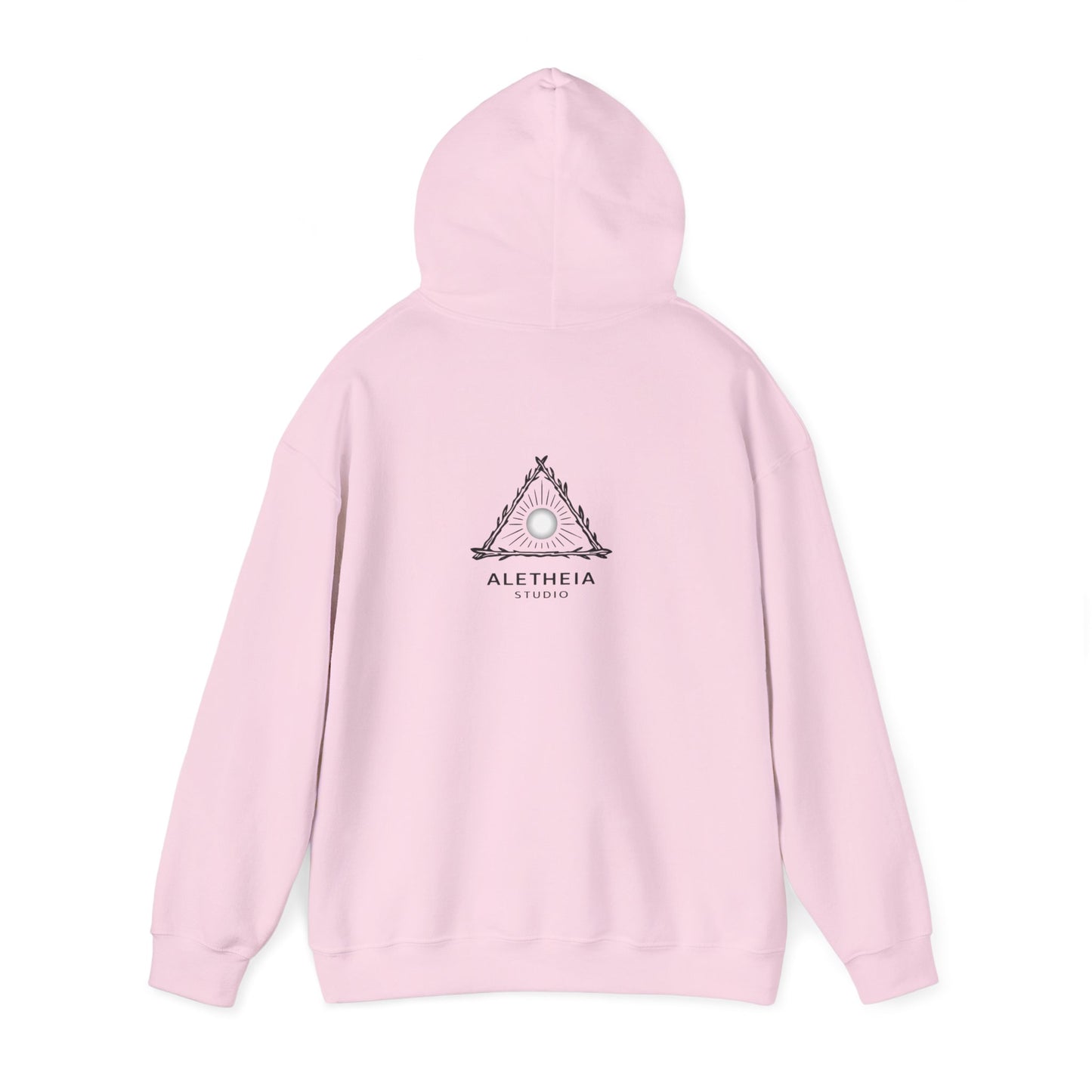 Enso Circle Unisex Hoodie – Minimal Zen Logo Pullover