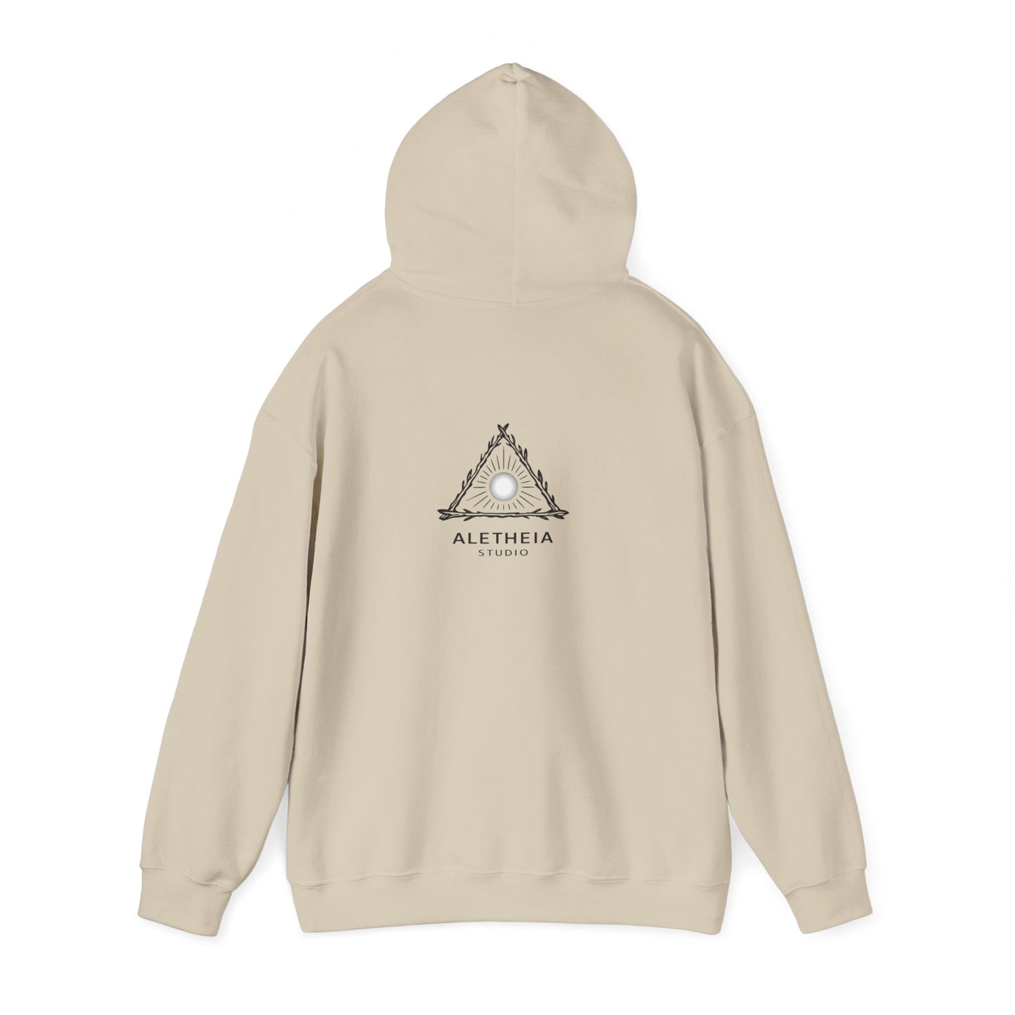 Enso Circle Unisex Hoodie – Minimal Zen Logo Pullover