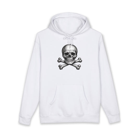 Momento Mori Hoodie — Vintage Skull Graphic Hooded Sweatshirt