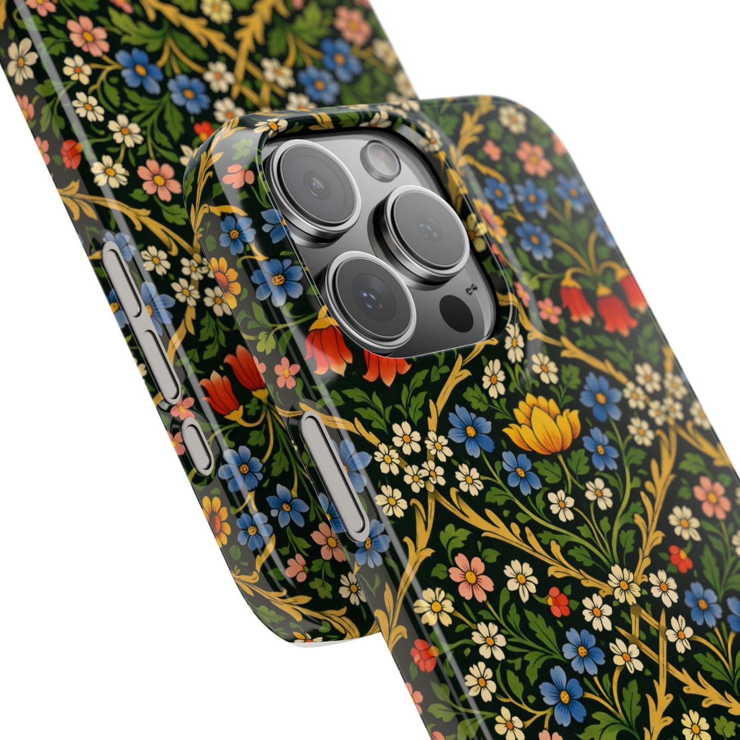 Slim Phone Case — Vintage William Morris Floral Pattern
