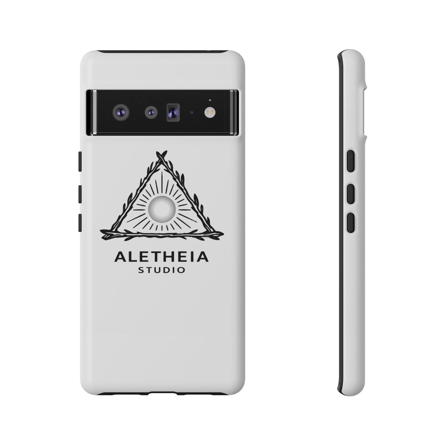 Aletheia Studio Sun Triangle Phone Case — Protective Tough Phone Case with Minimalist Logo