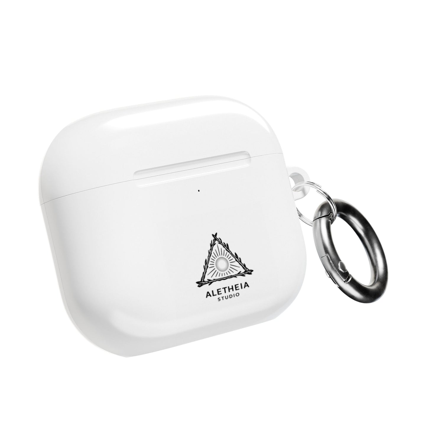 Aletheia Studio AirPods Case — Minimal Sun Triangle Design