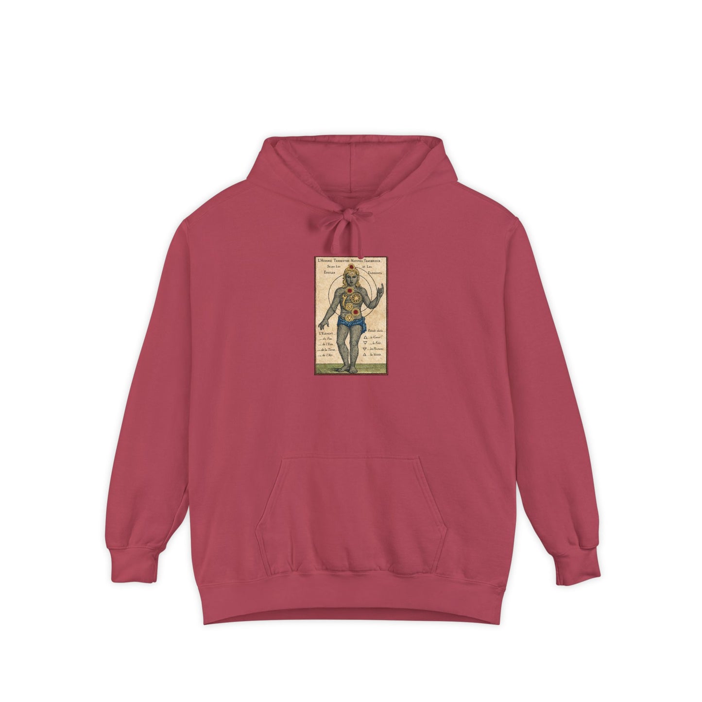 Astrology Vintage Gemini Hoodie — Retro Celestial Twins Illustration