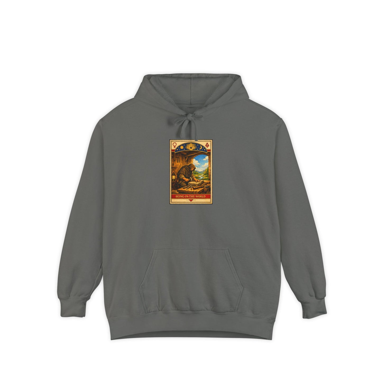 Being In The World Graphic Hoodie – Unisex Heavyweight