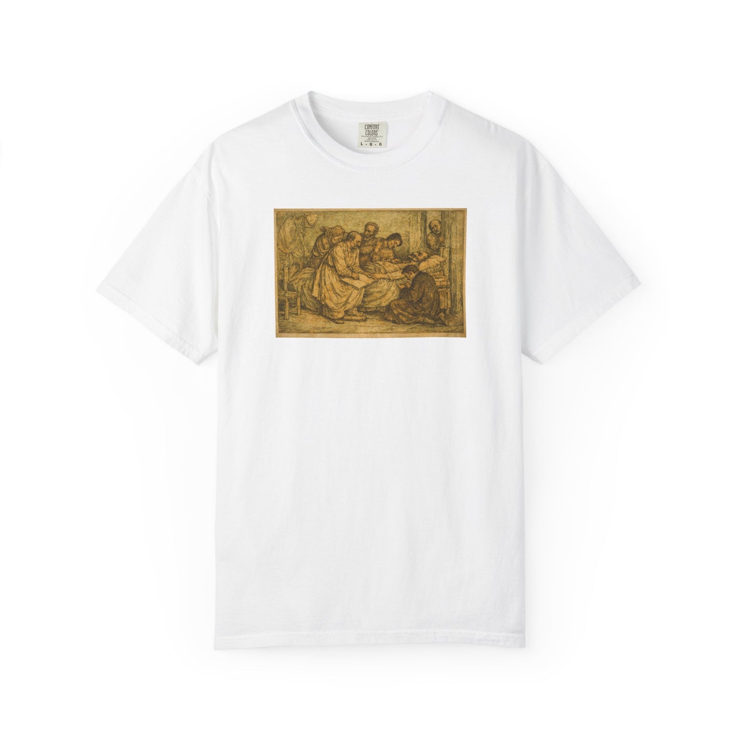The Death of Don Quixote T-Shirt — Vintage Illustration