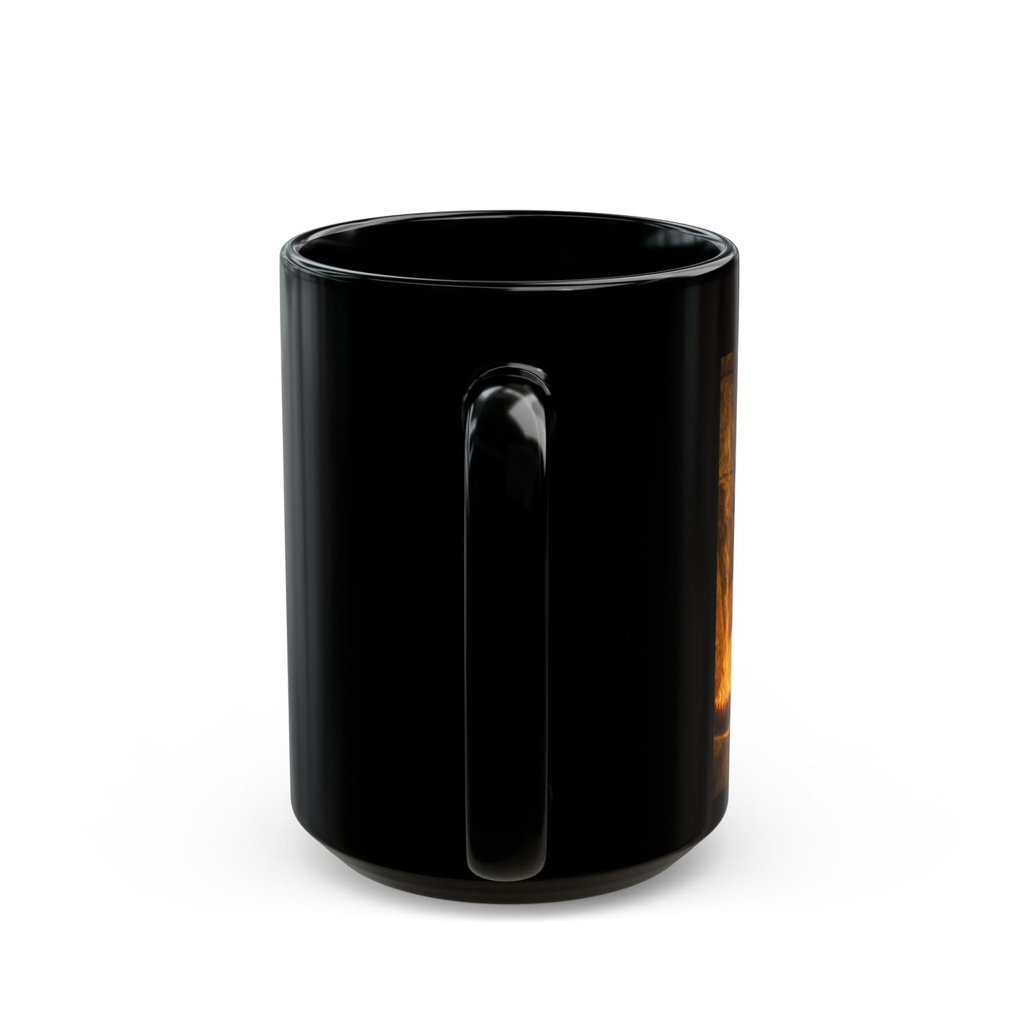 Masonic Lion’s Paw Black Mug — 11oz & 15oz