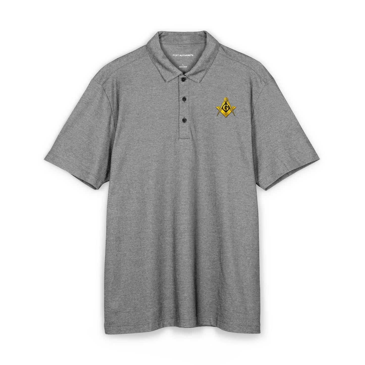 Master Mason Square and Compass Embroidered Polo