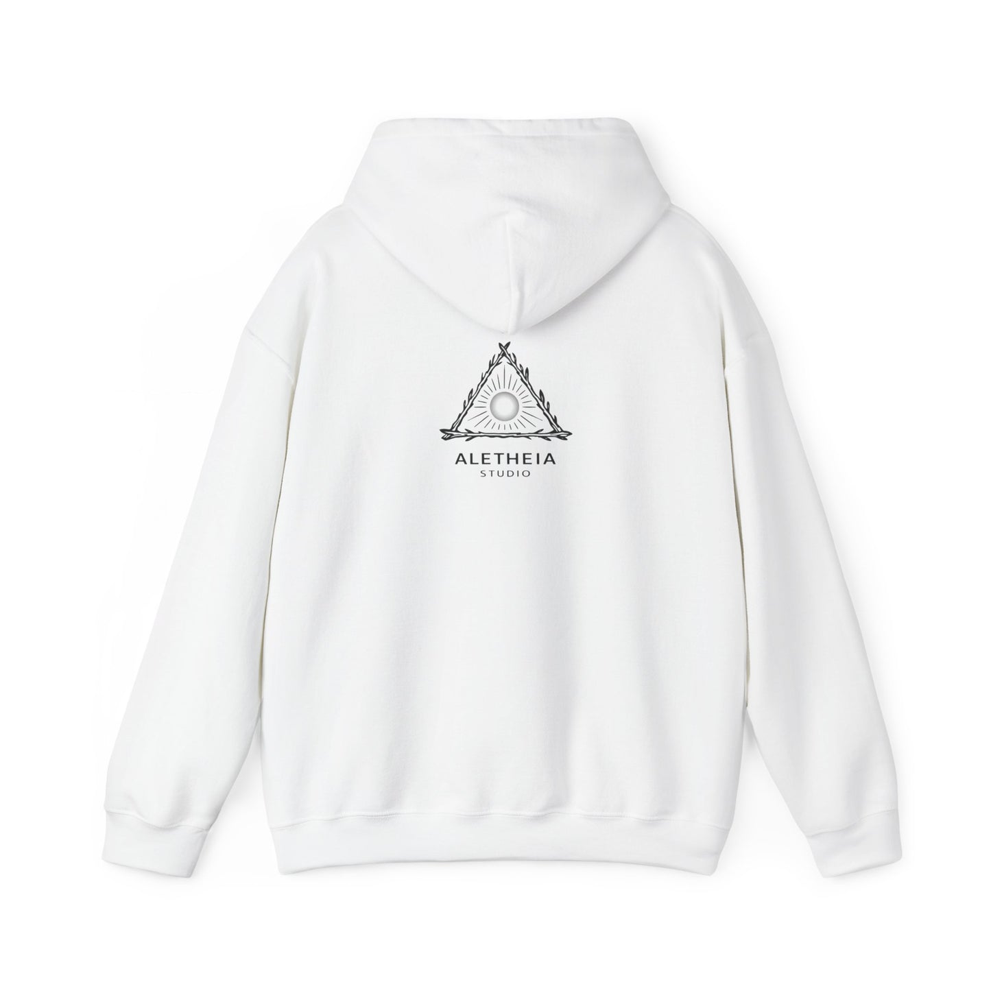 Enso Circle Unisex Hoodie – Minimal Zen Logo Pullover