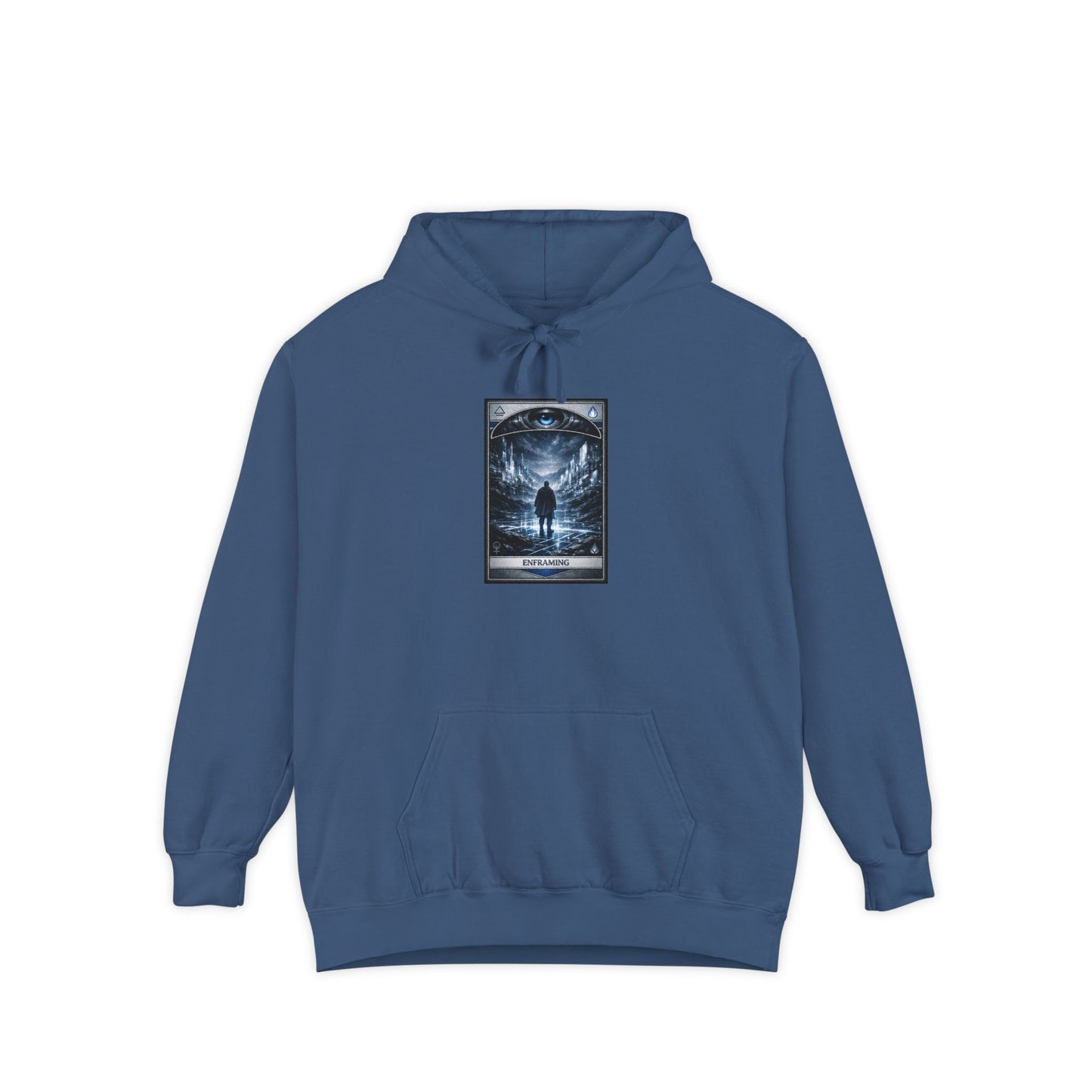 Enframing Hoodie — 'The Question Concerning Technology' Graphic