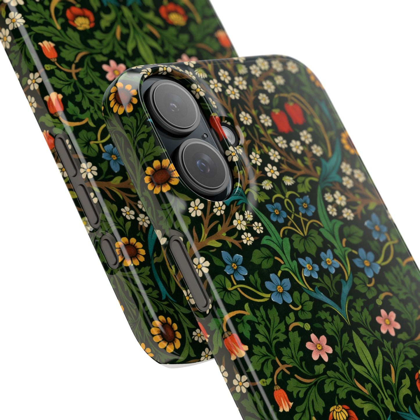 Slim Phone Case — Vintage Floral William Morris Style Pattern