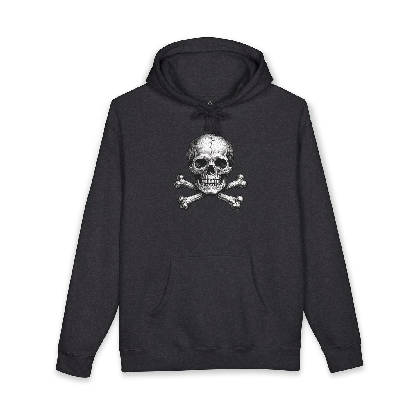 Momento Mori Hoodie — Vintage Skull Graphic Hooded Sweatshirt