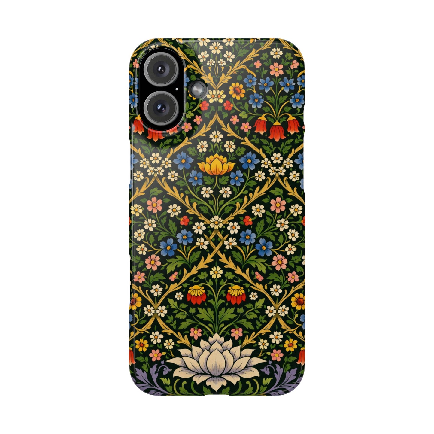 Slim Phone Case — Vintage William Morris Floral Pattern