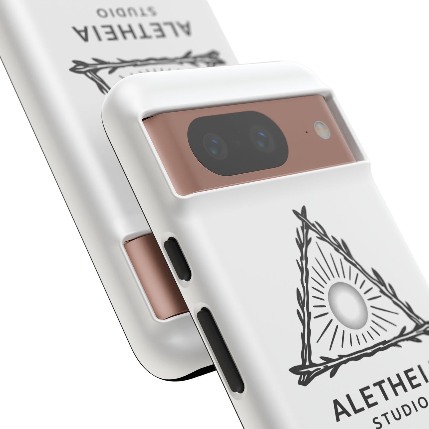 Aletheia Studio Sun Triangle Phone Case — Protective Tough Phone Case with Minimalist Logo