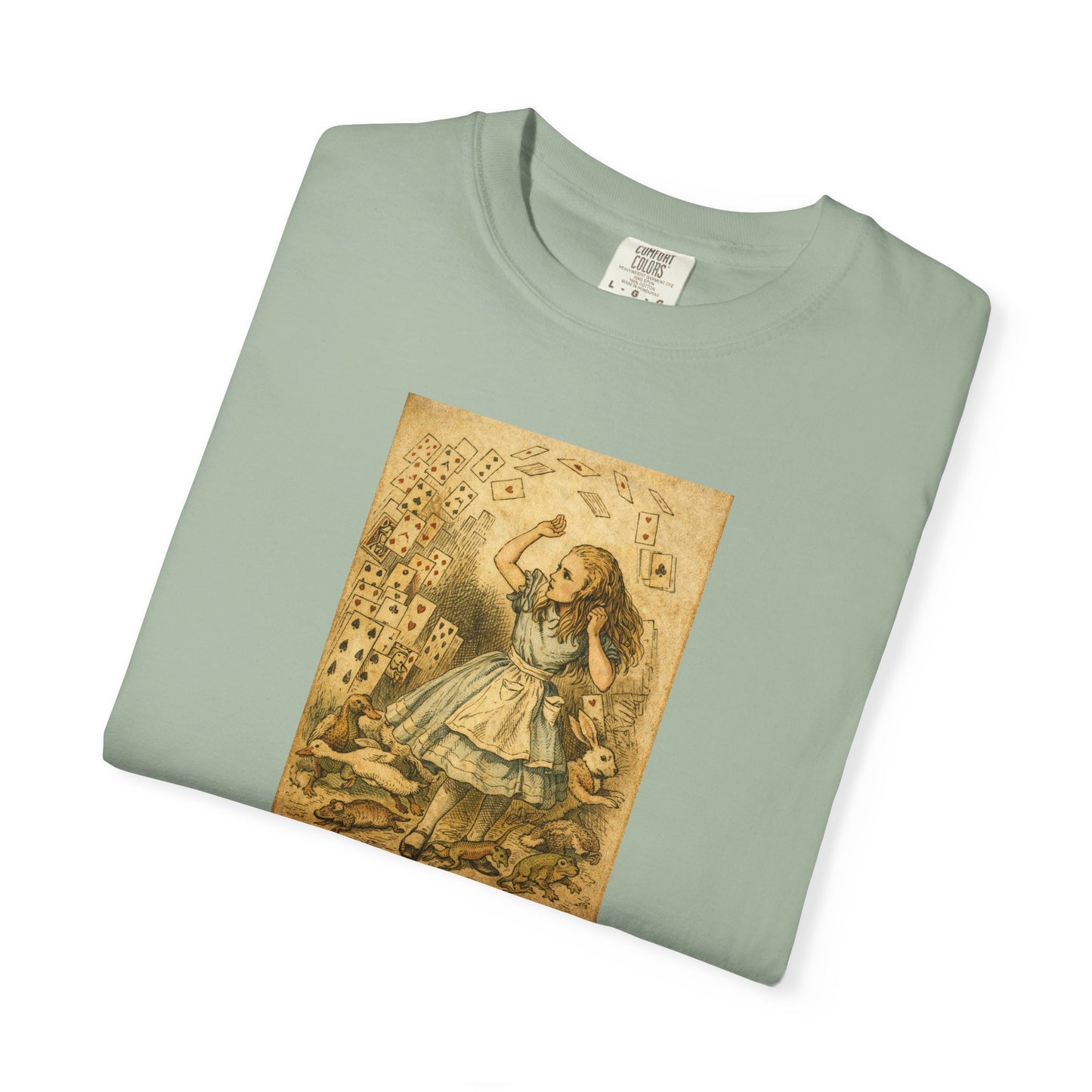 Alice in Wonderland Vintage Illustration T-Shirt