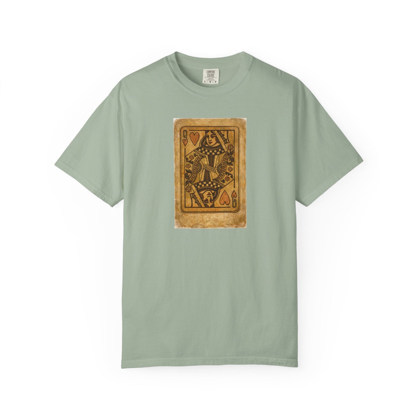 Vintage Queen of Hearts Playing Card T-Shirt