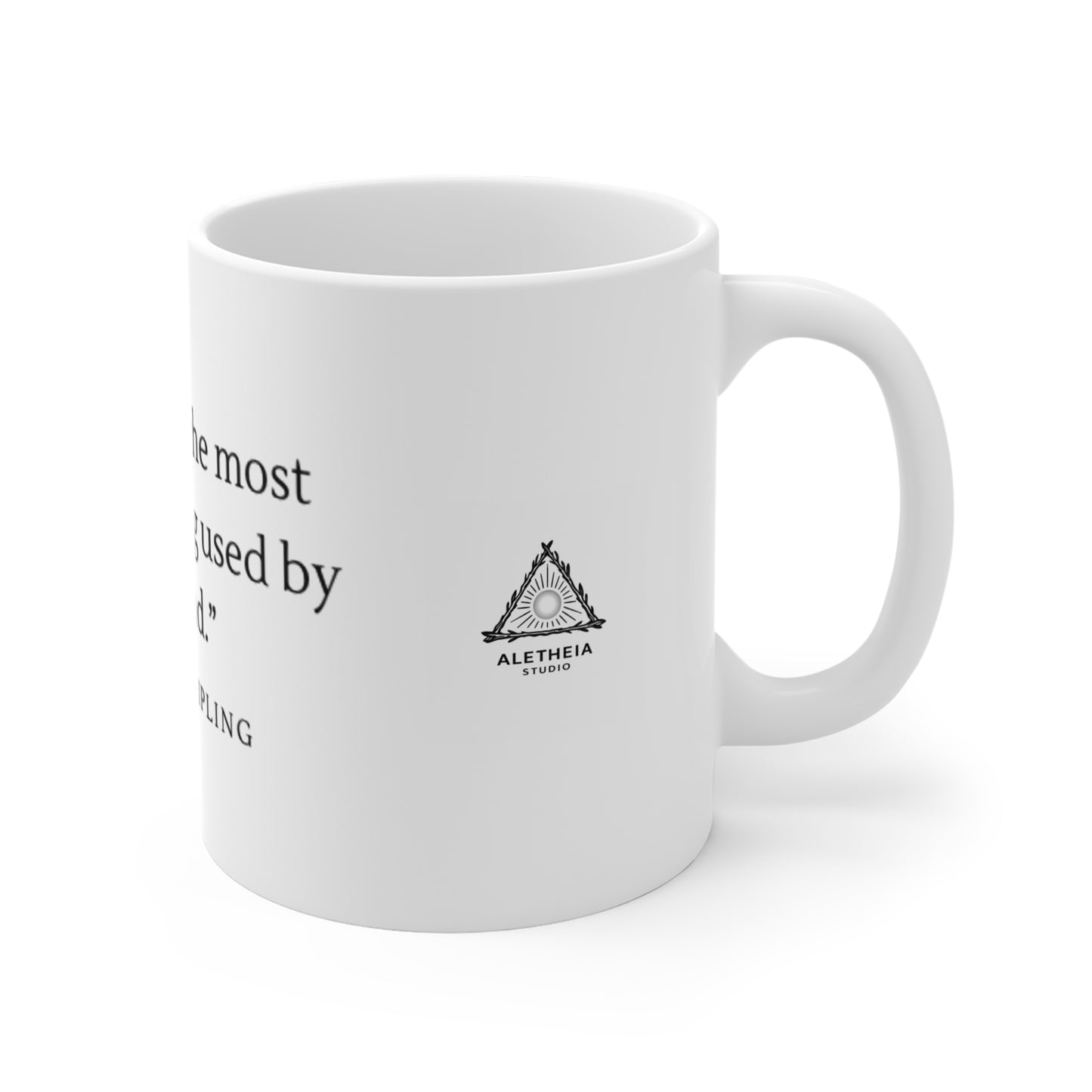 Rudyard Kipling Quote Words Are The Most Powerful Drug Mug | 11oz Ceramic